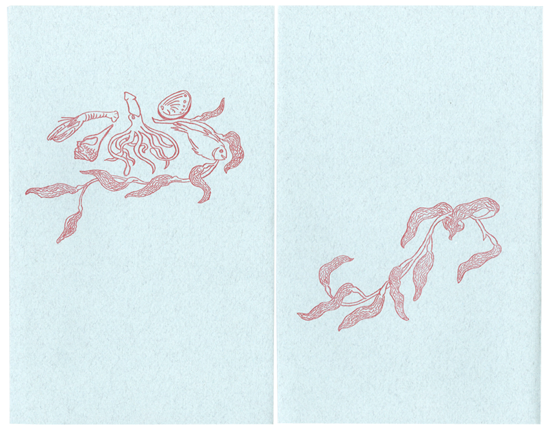 Sea Delisches Artist Book by Kendra Greene of Greene Ink Press