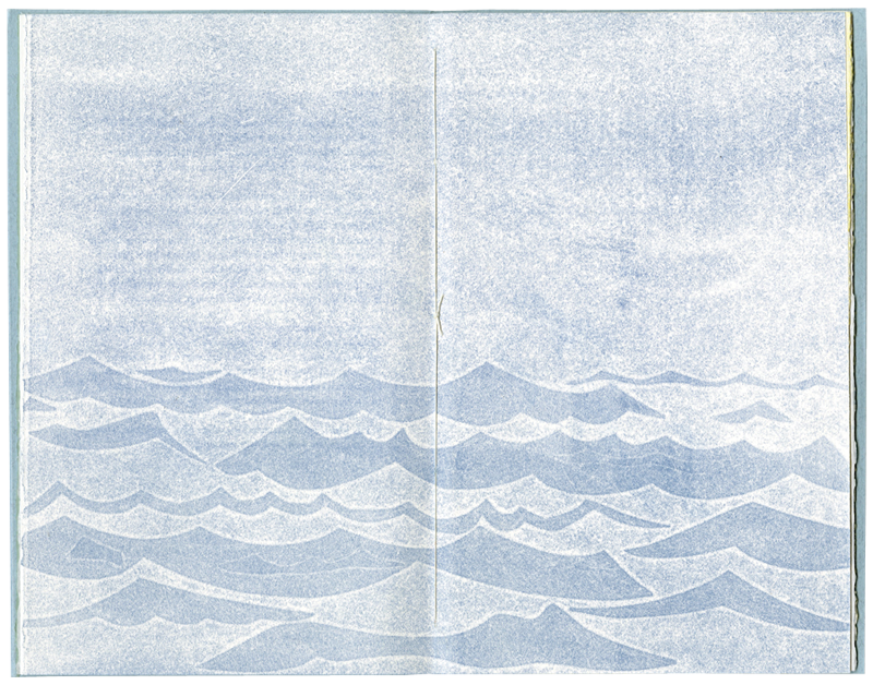 Sea Delisches Artist Book by Kendra Greene of Greene Ink Press